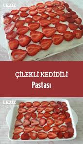 Cilekli Kedidili Pastasi Recipe Food Desserts Food And Drink