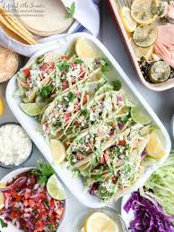 Maybe you would like to learn more about one of these? Salmon Tacos With Fresh Salsa And Avocado Sauce Life S Little Sweets