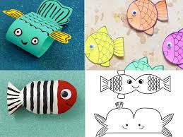 Como se hace un avion de papel. Peces De Papel Ideas Divertidas Y Faciles Manualidades