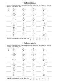 Das programm funktioniert in word 2000, 2002 und 2003. Arbeitsblatt Kettenaufgabe Zur Bruchrechnung Unterrichtsmaterial Im Fach Mathematik Grundrechenarten Bruchrechnen Mathe Formeln