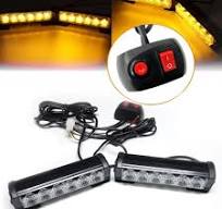 12V Emergency Lights For Car, One Tow Two Strobe Light