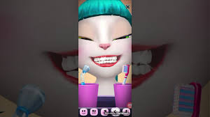 روتين انجيلا للتنظيف #challenge #talkingangela #talkingtom  #talkingtomshorts انجيلا متكلمة 2