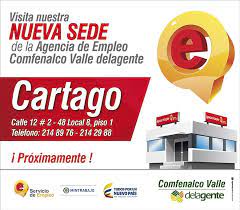 Ventajas del servicio para los buscadores de empleo. Comfenalco Valle La Agencia De Empleo Comfenalco Cartago Esta Estrenando Nueva Sede Ubicada En La Calle 12 2 48 Local 8 Acercate Y Realiza La Ruta De Empleabilidad Para Tener Una