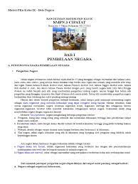 Materi pelajaran bahasa indonesia kelas 3 sd / mi semester 1 / 2. Materi Pkn Kelas Ix Bab 1 Pdf