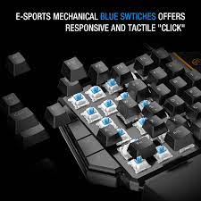 Gamesir Gk100 Onehanded Mechanical Gaming Keyboard Led Backlit Usb Wire Game Keypad Mini 34 Programmable Keys For Pubg Fo Mini Games Gaming Keyboards Game Keys