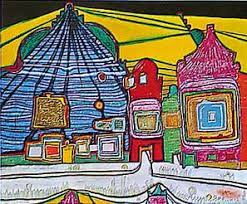 See more ideas about friedensreich hundertwasser, hundertwasser, hundertwasser art. Hundertwasser Art Print Houses Of Prayer New Zealand Fine Prints