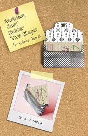 I was struggling to think of an idea for displaying my business cards at the show this weekend. Business Card Holder Tutorial Business Card Displays Make Business Cards Business Card Holder Display