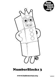 Numberblocks 3 Printable Coloring Page Kids Printable Coloring Pages Cool Coloring Pages Home Goods