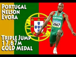 On his third jump he broke his national indoor record with 17.40 metres. Nelson Evora Triple Jump 17 67m Portugal Gold Youtube