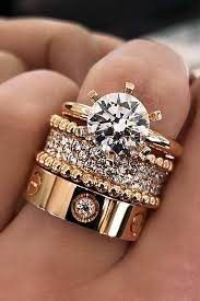21 Amazing Bridal Sets For Any Style Diamond Wedding Jewelry Bridesmaid Jewelry Sets Big Wedding Rings