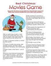 There are many perfect moments to do trivia, one of which is christmas. Christmas Trivia Games Printable Christmas Party Games