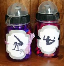Birthday parties at aerial tumbling and acrogymnastics are great fun for kids, and entertaining and relaxing for parents. Gymnastics Party Favor Ideas