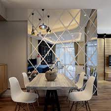 Mirror décor is extremely important for the embellishment of the your home furnishing. Acrylic Mirror Sticker Wall Decor 3d Wall Stickers Home Dining Room Decoration Self Adhesive Diamond Mirror Sticker Custom Size Wall Stickers Aliexpress
