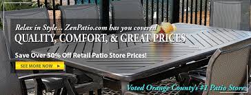 Outdoor Patio Furniture Store In Orange County Zen Patio Zenpatio