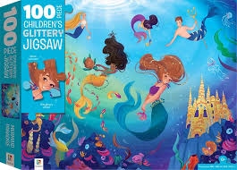 Australian geographic wild australia kids jigsaw puzzles. Mermaid Paradise 100 Piece Children S Glittery Jigsaw Puzzle By Hinkler Books 9781488914201 Booktopia