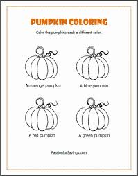 Pumpkin free printable coloring pages are a fun way for kids of all ages to develop creativity, focus, motor skills and color recognition. Free Fall Printables For Kids Pumpkin Coloring Pages More
