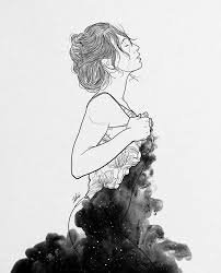 Deep Ocean Of Secrets Art Galaxy Love Black White Stars Space Universe Artwork Nigh Digital Art Illustration Illustration Art Drawing Muhammed Salah