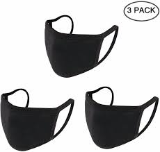 3pcs Anti Dust Mouth Mask Cotton Mouth Mask Unisex Black Face Sale Luxclout Com Mouth Mask Fashion Fashion Mask Face Mask