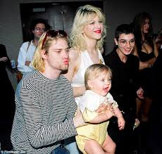Frances bean cobain joined up with wild designer and honoree jeremy scott for the daily front row fashion awards at the beverly hills hotel's crystal ballroom on sunday night in los angeles. Frances Bean Writes 50th Birithday Message To Kurt Cobain Daily Mail Online