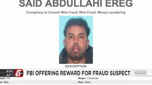 FBI offers $150K reward for Minneapolis man involved in Feeding Our Future fraud