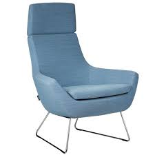 Happy Easy Chair High Back Blue Easy Chair Black Lounge Chair Upholstered Arm Chair