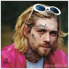Kurt Cobain Lil Peep R I P Tattoos Nirvana Gothboyclique Gbc Cobain Crybaby Lilpeep Kurt Kurtcobain S Kurt Cobain Cantores Melhores Bandas De Rock