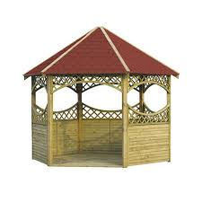 kiosque bois 3 4 m de diametre 3 m de hauteur kiosque bois gloriette