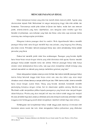 Tampil sederhana dan apa adanya. Doc Mencari Pasangan Ideal Islam Mutiara Muslimah Academia Edu