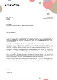 Indeed cover letter no experience. Social Media Marketing Specialist Cover Letter Example Kickresume
