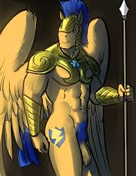 536932 - explicit, artist:bgn, flash sentry, pegasus, anthro, g4, armor,  backwards cutie mark, belly button, bottomless, carpet matches the drapes,  casual nudity, clothes, foreskin, human penis, male, nudity, penis, pubic  hair, revealing