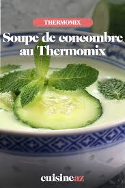 Soupe De Concombre Au Thermomix Recette En 2020 Concombre Alimentation Soupe Concombre