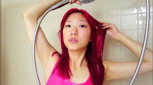 This will make the color fade. so if you want more longevity out of your newly. First Time Washing My Red Hair Lowkey Asmr Youtube