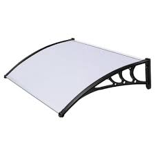 Offro pensilina tettoia in policarbonato plexiglas copriporta euro 1fatturabili pensilina in policarbonato infrangibile protetto uv accettiamo. Pensilina In Policarbonato Grigio L 150 X P 100 Cm Struttura Pvc Prezzo Online Leroy Merlin