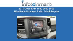 2019 2020 Ram Truck Uaa Radio Uconnect 3 With 5 Inch Display Youtube