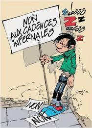 Stress Et Urgence Au Travail Ce Qui Fait Courir Les Francais Franquin Dessin Humoristique Bd Gaston Lagaffe