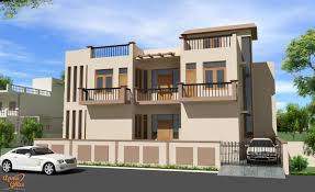 Front roof boundary wall design in india. Exterior House Design Front Elevation