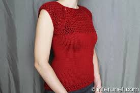 More free women's sweater patterns: How To Knit A Short Sleeve Sweater For A Woman Interunet