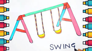 Click on print link of your choice, if you want a swing image for coloring yourself then you need to click on print swing coloring page (b/w) link. Pin On How To Draw For Kids