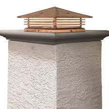 Mariposa Shallow Column Mount Outdoor Lighting Design Craftsman Lighting Column Lights