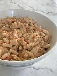 Warm pasta salad with salmon. The Best Creamy Pasta Salad Just Like The One From The Supermarket Create Bake Make