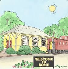 The Depot Welcome Center In Rome Georgia By Hestia Creations Hestiacreations Customgift Marbleheadma Depotwelcome Creation Custom Design Customized Gifts