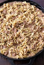 Beef stew meat also contributes iron, plus selenium. Easy Ground Beef Stroganoff 25 Minute Meal Kindly Unspoken