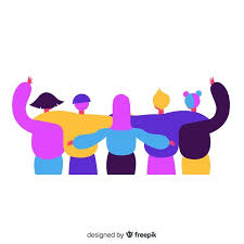 Youth People Hugging Together Background Free Vector Freepik Freevector Background People Girl Character In 2020 People Hugging Vector Free Hug