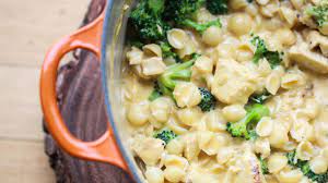 Creamy Shells And Cheese With Chicken And Broccoli Pbs Food