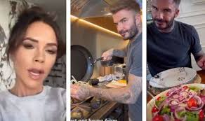 Love you!' Victoria Beckham shares rare insight into domesticated bliss  with beau David