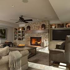 Tv Next To Fireplace Design Ideas Pictures Remodel And Decor Media Room Decor Traditional Family Rooms Home Fireplace