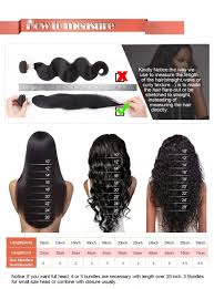 Measure The Length Of Body Wave Hair Loose Waves Hair