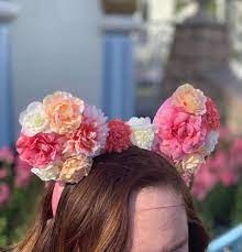Disney family shirts family disney shirts floral mickey shirt, disney epcot festival, disney ears, flower mickey mouse head ears, disney inter. Spring Is In The Air With The New Floral Minnie Mouse Ears Ears The Disney Fashionista