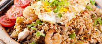 Yes, fried rice, nasi goreng, otak yang penat, chicken fried rice. Nasi Goreng Traditional Rice Dish From Indonesia Southeast Asia