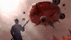 Terraria Paintings Oc Imgur Brain Of Cthulhu Terrarium Cthulhu